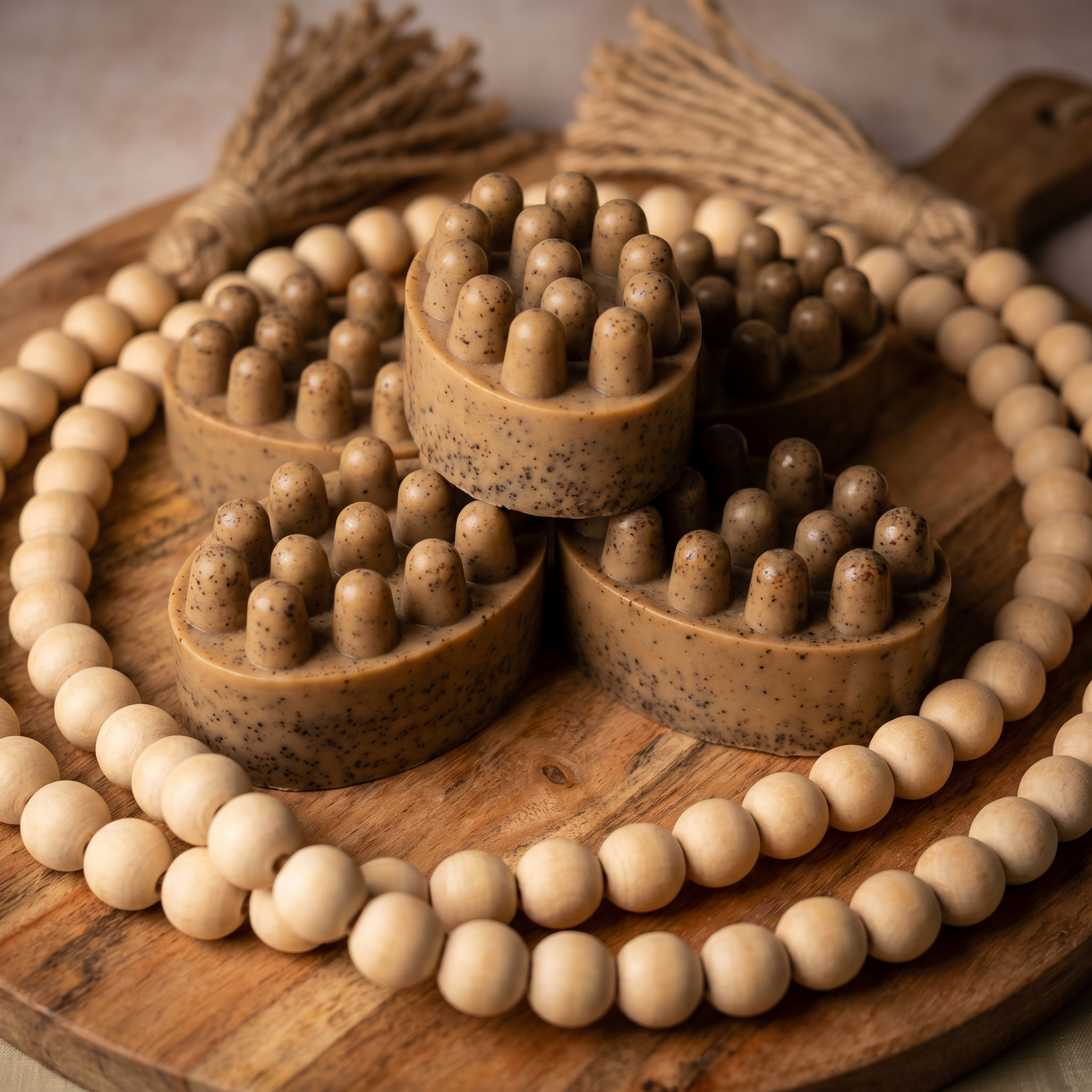 Jabón de café exfoliante — Flor de Rita