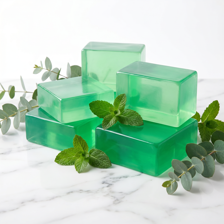 Jabón Sinus Relief con eucalipto, menta y tea tree — Flor de Rita
