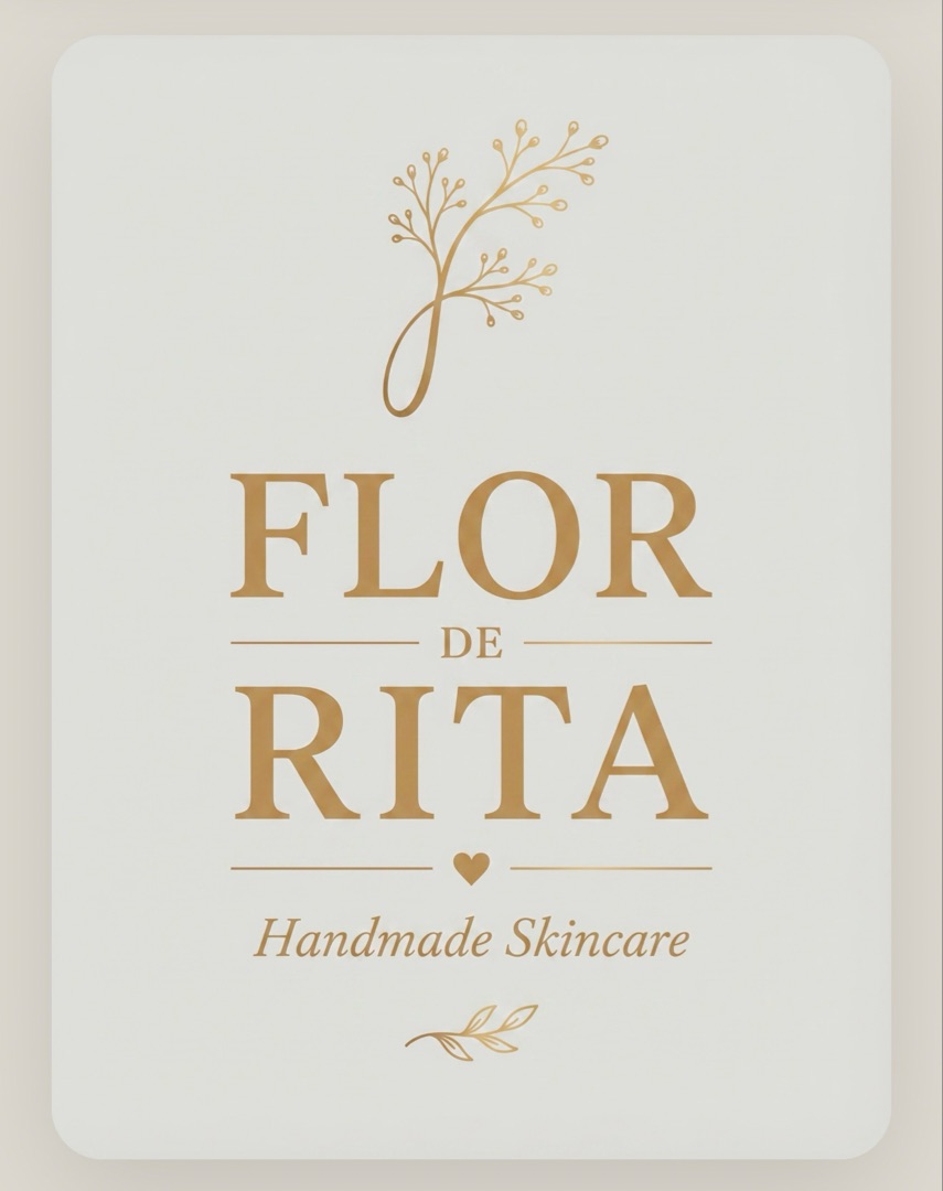 Logo oficial de Flor de Rita — Handmade Skincare